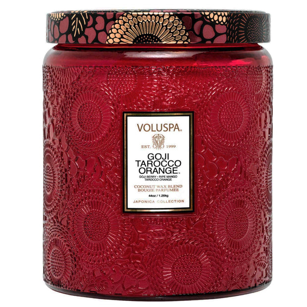 Voluspa Goji Tarocco Orange Luxe Jar Candle ~ 44 oz.
