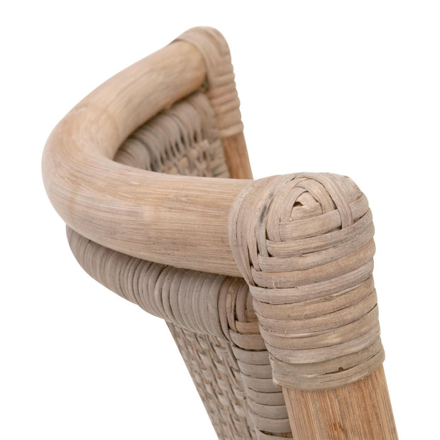 Essentials For Living Luna Dining Chair ~ Matte Gray, Matte Gray Binding