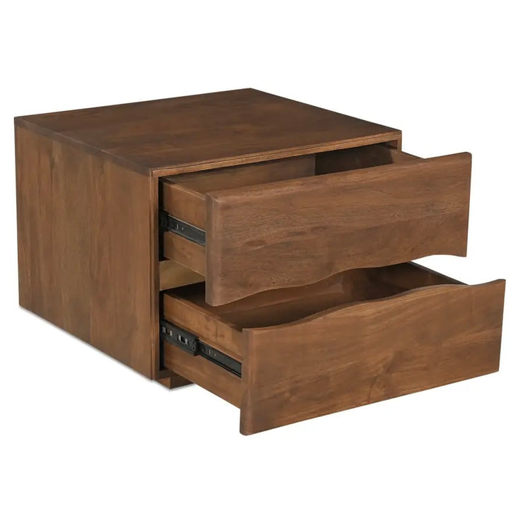 Moe's Home Collection Watson Brown Acacia Wood Nightstand