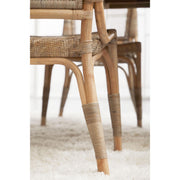 Essentials For Living Luna Dining Chair ~ Matte Gray, Matte Gray Binding