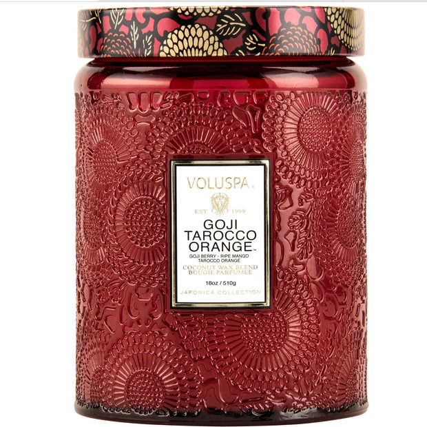 Voluspa Goji Tarocco Orange Large Jar Candle ~ 18 oz.