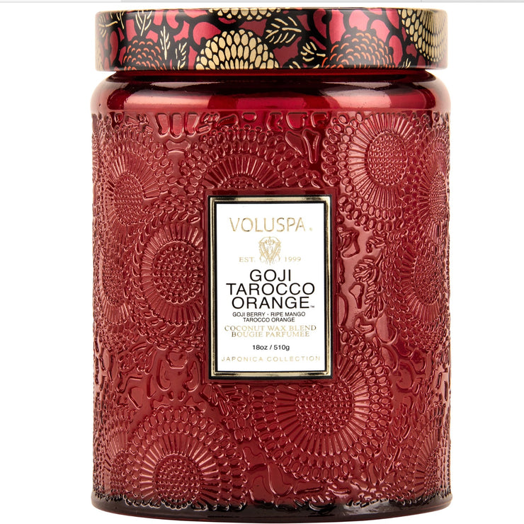 Voluspa Goji Tarocco Orange Large Jar Candle ~ 18 oz.