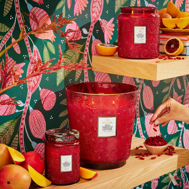 Voluspa Goji Tarocco Orange Large Jar Candle ~ 18 oz.