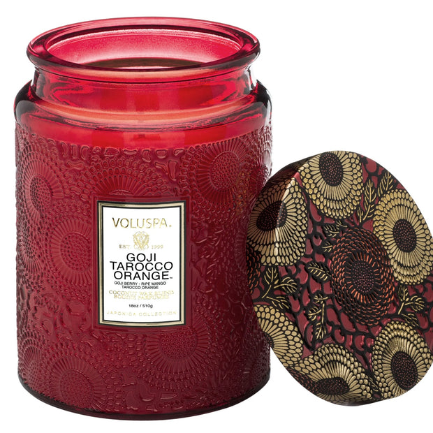 Voluspa Goji Tarocco Orange Large Jar Candle ~ 18 oz.