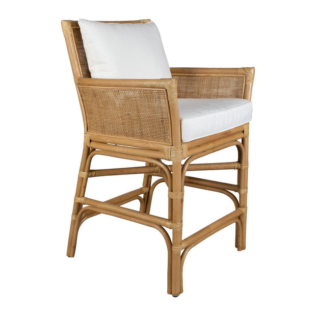 Uttermost Pacific Natural Woven Rattan Counter Stool