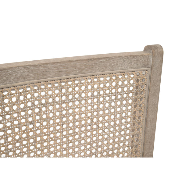 Essentials For Living Leone Counter Stool ~ LiveSmart Gellar Linen, Natural Gray Oak, Cane