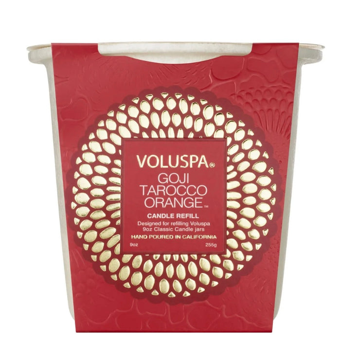 Voluspa Goji Tarocco Orange Classic Candle Refill