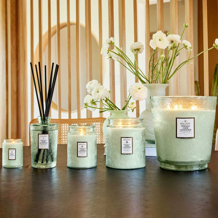 Voluspa French Cade Lavender Luxe Reed Diffuser Set
