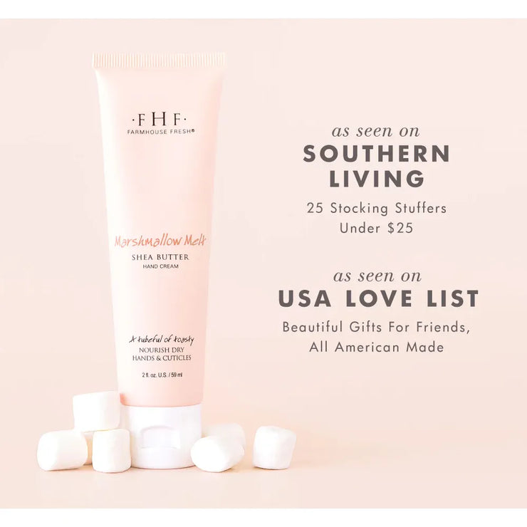 Farmhouse Fresh Marshmallow Melt Shea Butter Hand Cream 2 oz  ~ Fall Sale ~ Limited Quantity