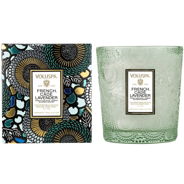 Voluspa French Cade Lavender Classic Candle ~ 9 oz. and Refill