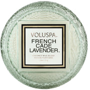 Voluspa French Cade Lavender Macaron Candle ~ 1.8 oz.