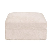 Essentials For Living Daley Modular Storage Ottoman ~ LiveSmart Halifax Ivory, Espresso