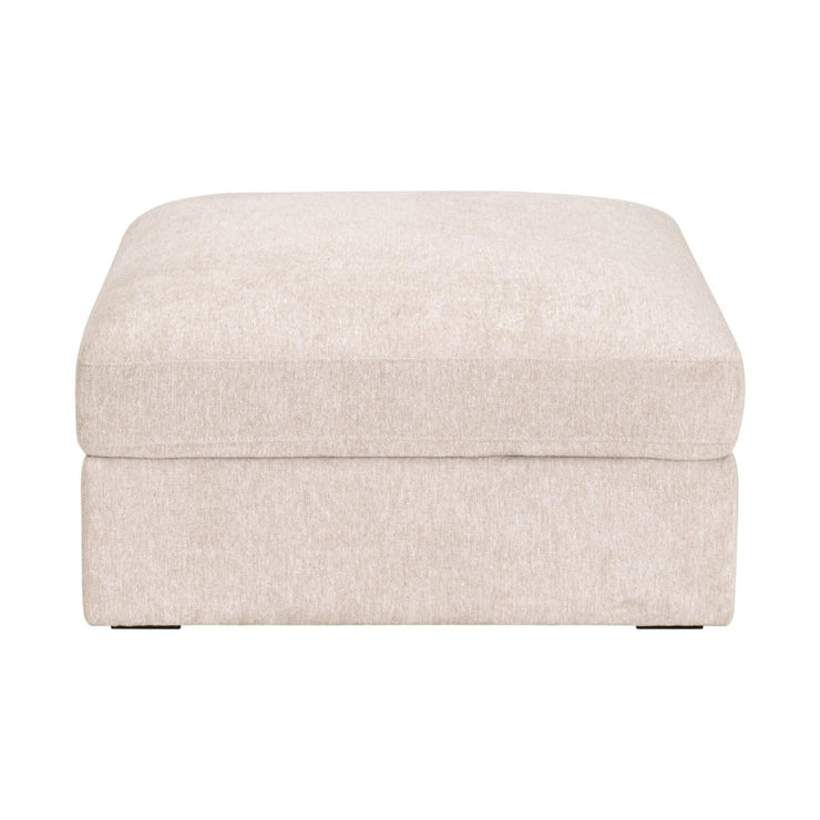 Essentials For Living Daley Modular Storage Ottoman ~ LiveSmart Halifax Ivory, Espresso