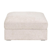 Essentials For Living Daley Modular Storage Ottoman ~ LiveSmart Halifax Ivory, Espresso