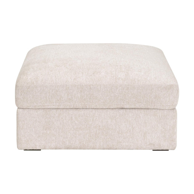 Essentials For Living Daley Modular Storage Ottoman ~ LiveSmart Halifax Ivory, Espresso