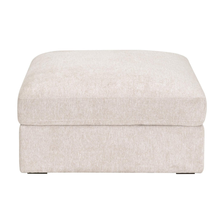 Essentials For Living Daley Modular Storage Ottoman ~ LiveSmart Halifax Ivory, Espresso