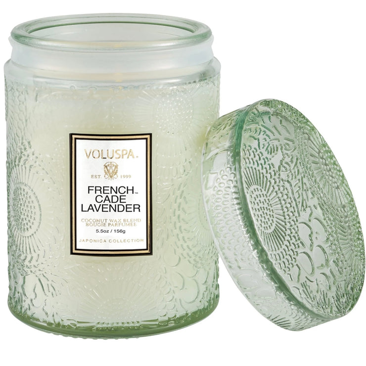 Voluspa French Cade Lavender Small Jar Candle ~ 5.5 oz.