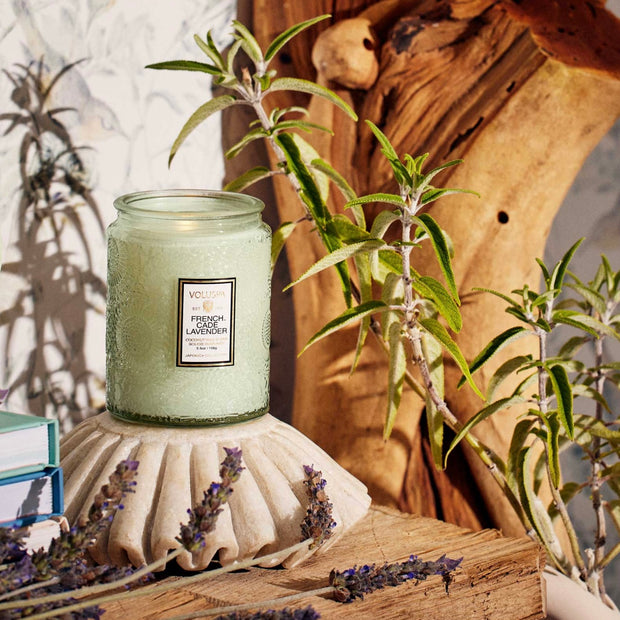 Voluspa French Cade Lavender Small Jar Candle ~ 5.5 oz.