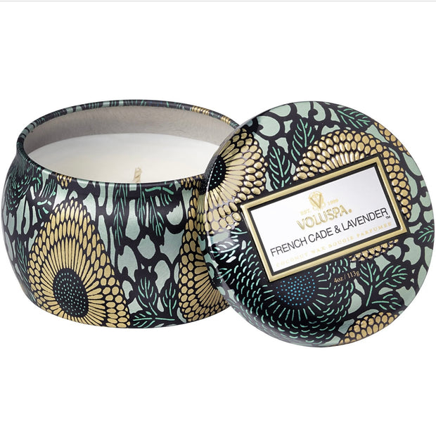 Voluspa French Cade Lavender Mini Tin Candle