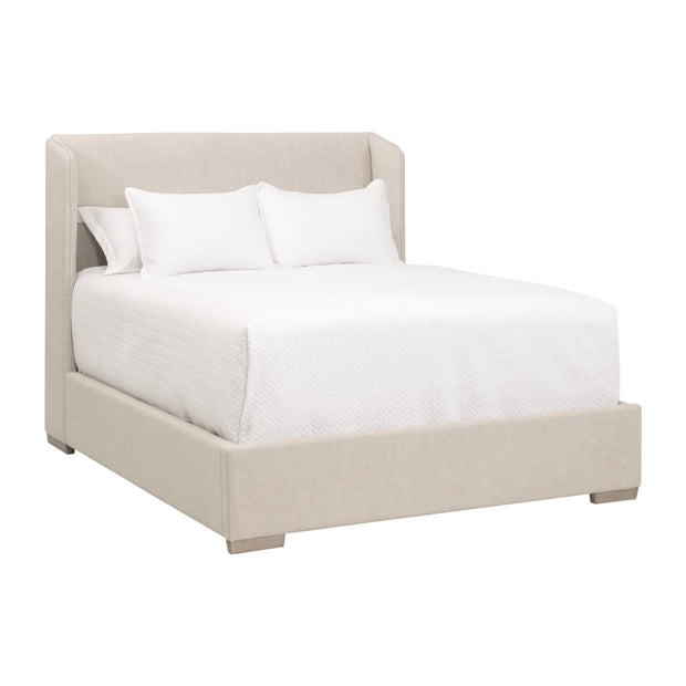 Essentials For Living Stewart Queen Bed ~ Bisque, Natural Gray Oak