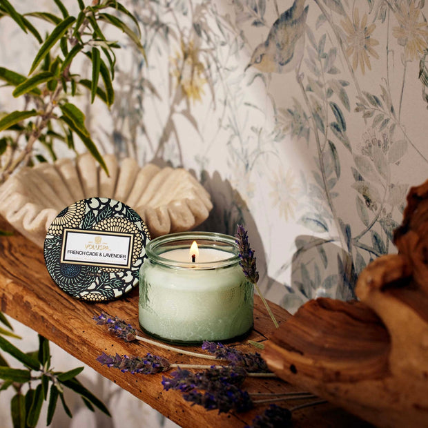 Voluspa French Cade Lavender Petite Jar Candle ~ 3.2 oz.