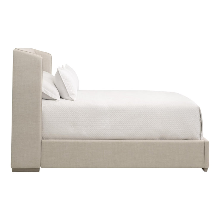 Essentials For Living Stewart Standard King Bed ~ Bisque, Natural Gray Oak