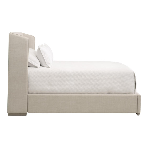Essentials For Living Stewart Cal King Bed ~ Bisque, Natural Gray Oak