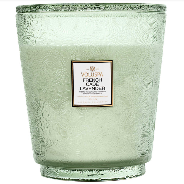 Voluspa French Cade Lavender 5 Wick Hearth Candle ~ 123 oz.
