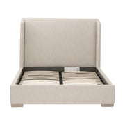 Essentials For Living Stewart Standard King Bed ~ Bisque, Natural Gray Oak