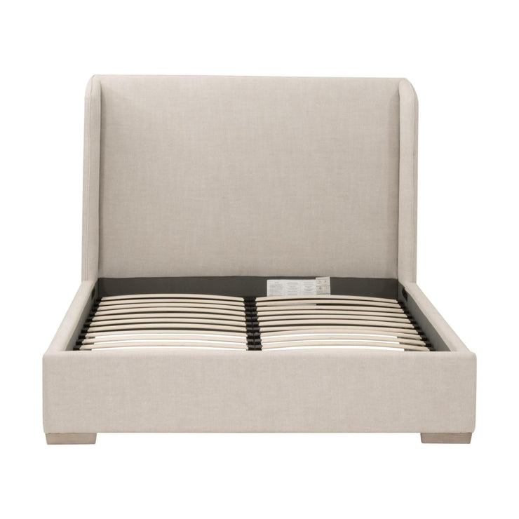 Essentials For Living Stewart Standard King Bed ~ Bisque, Natural Gray Oak