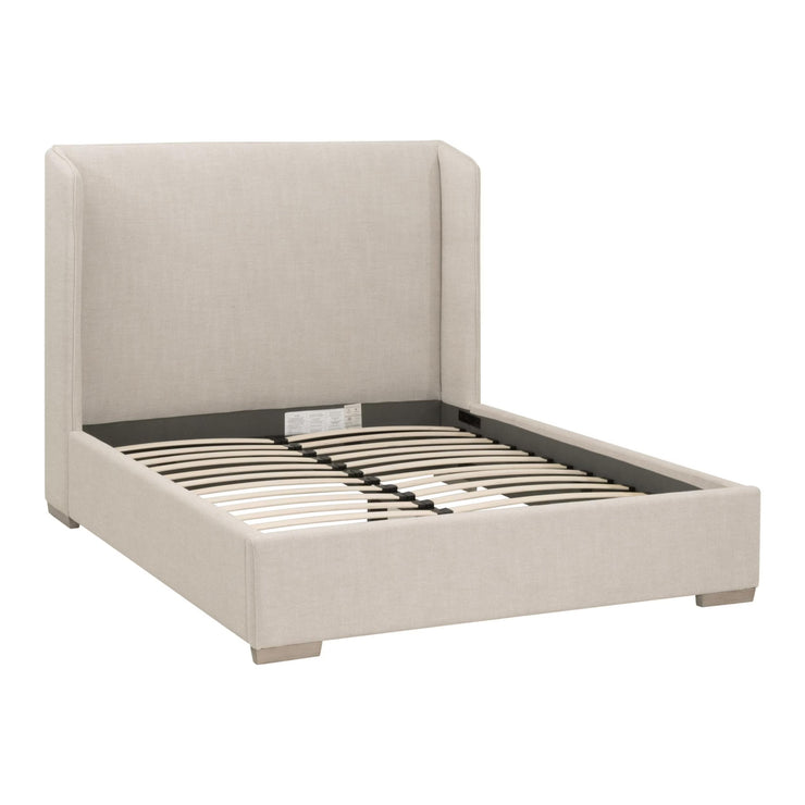 Essentials For Living Stewart Cal King Bed ~ Bisque, Natural Gray Oak