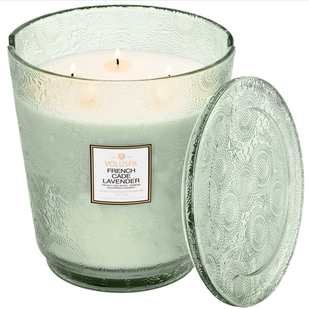 Voluspa French Cade Lavender 5 Wick Hearth Candle ~ 123 oz.