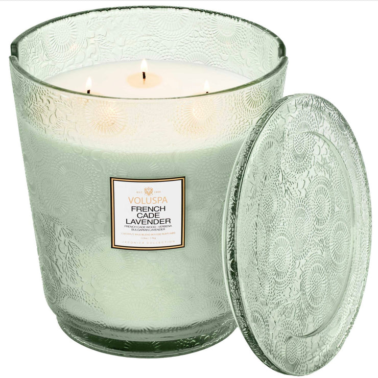 Voluspa French Cade Lavender 5 Wick Hearth Candle ~ 123 oz.