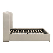 Essentials For Living Stewart Cal King Bed ~ Bisque, Natural Gray Oak