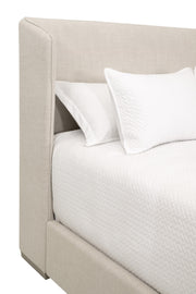 Essentials For Living Stewart Queen Bed ~ Bisque, Natural Gray Oak