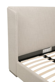 Essentials For Living Stewart Queen Bed ~ Bisque, Natural Gray Oak