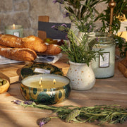 Voluspa French Cade Lavender 3 Wick Tin Candle