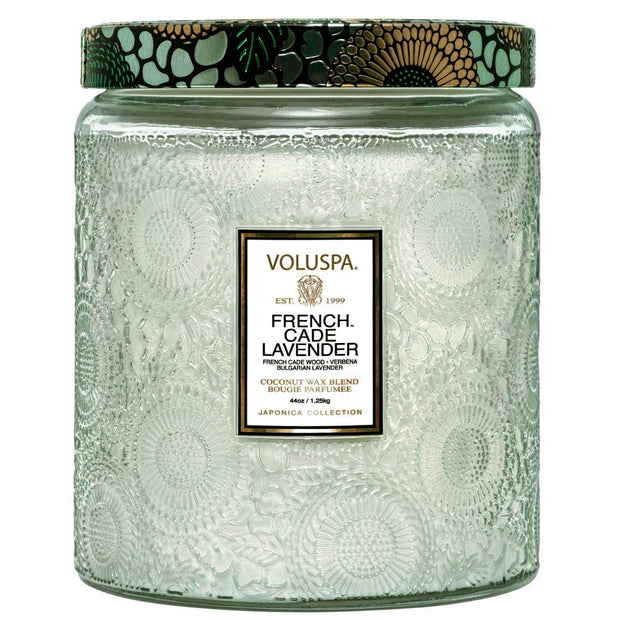 Voluspa French Cade Lavender Luxe Jar Candle ~ 44 oz.