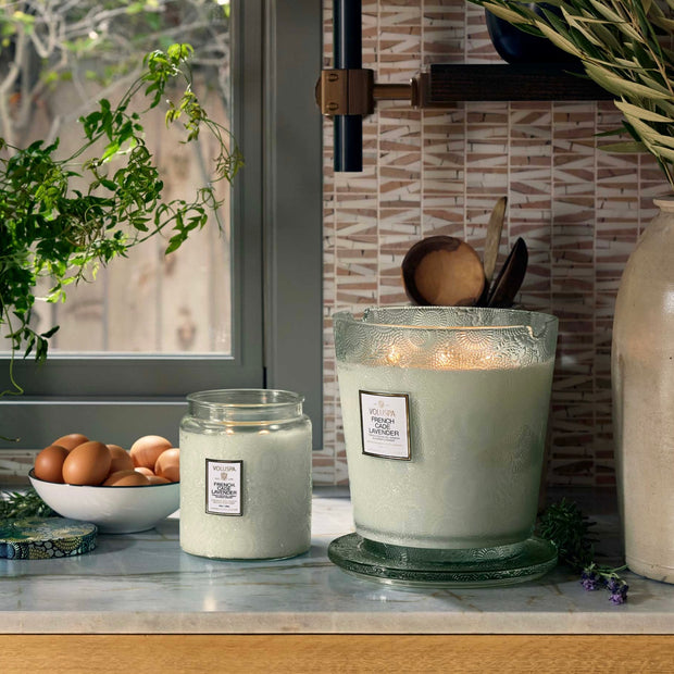 Voluspa French Cade Lavender Luxe Jar Candle ~ 44 oz.