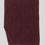 Barefoot Dreams CozyChic Fisherman Cable Throw Blanket ~ Dark Aubergine