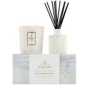 Voluspa Sparkling Cuvée Classic Candle and Reed Diffuser Gift Set