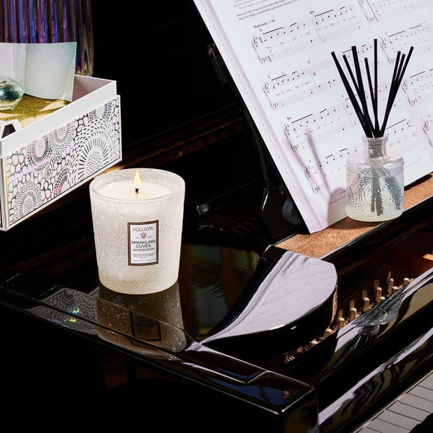 Voluspa Sparkling Cuvée Classic Candle and Reed Diffuser Gift Set