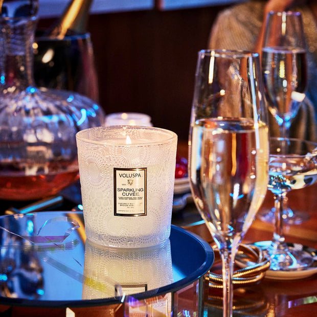 Voluspa Sparkling Cuvée Classic Candle and Reed Diffuser Gift Set