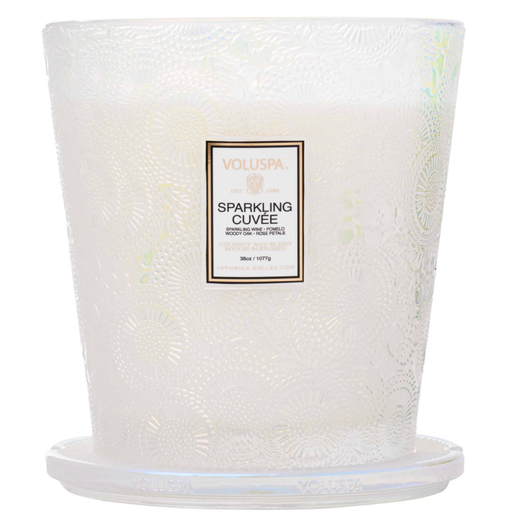 Voluspa Sparkling Cuvée 3 Wick Hearth Candle ~ 38 oz.