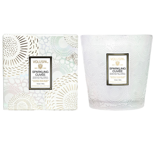 Voluspa Sparkling Cuvée Classic Candle ~ 9 oz. and Refill