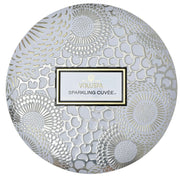 Voluspa Sparkling Cuvée 3 Wick Tin Candle