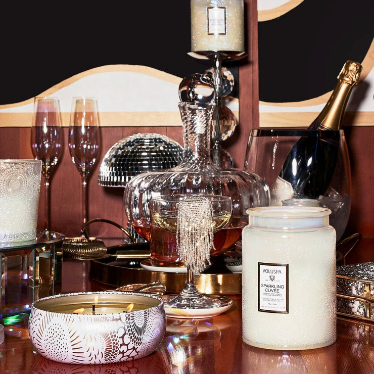 Voluspa Sparkling Cuvée 3 Wick Tin Candle