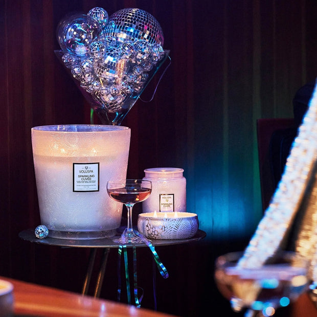 Voluspa Sparkling Cuvée 3 Wick Tin Candle