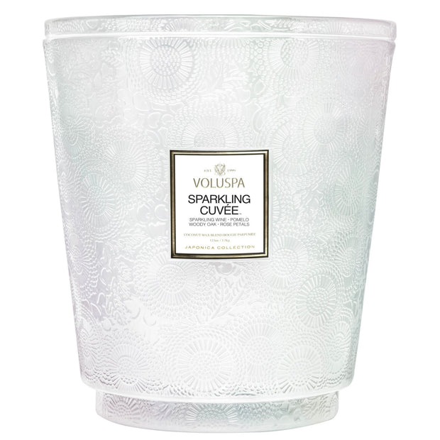 Voluspa Sparkling Cuvée 5 Wick Hearth Candle ~ 123 oz.