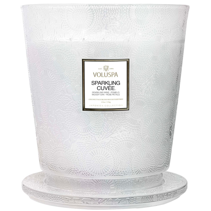 Voluspa Sparkling Cuvée 5 Wick Hearth Candle ~ 123 oz.